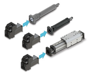 ACSI shown with range of linear actuators ACSI shown with range of linear actuators